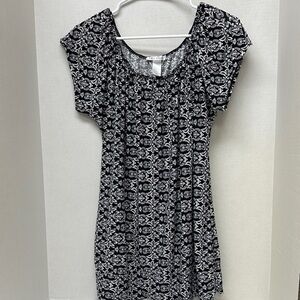 Emily Stacey black and white lightweight shirt size 3x